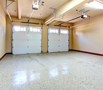 Epoxy garage floor in Warwick RI